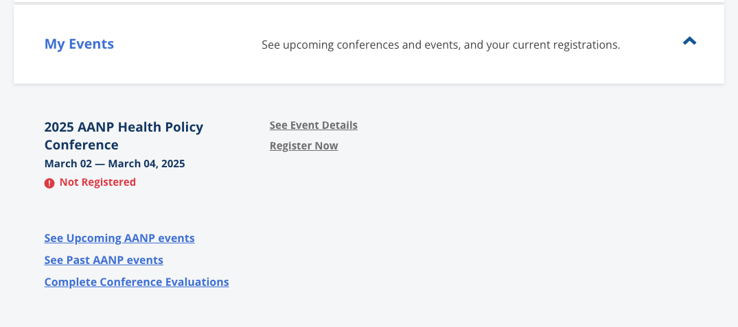 Account Conference Tab